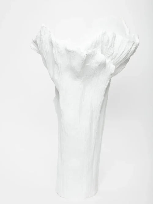 Jarra Flor Dramática Alta emBranco