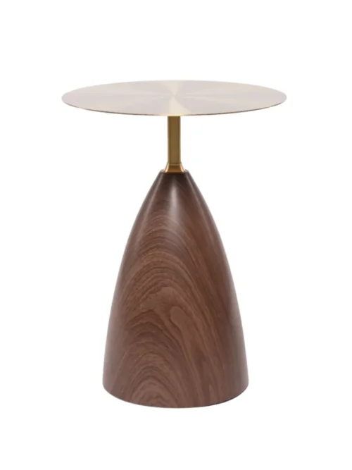 Trendy Mesa de Apoio em Metal Dourada