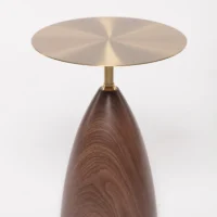 Trendy Mesa de Apoio em Metal Dourada - Image 2