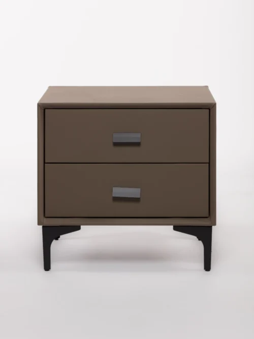 Mesa de Cabeceira Time to Sleep Eco Pele Castanho