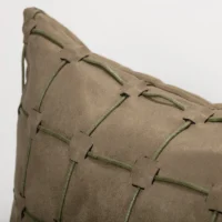 Almofada Decorativa Links Verde Kaki - Imagen 2