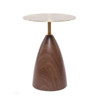 Trendy Mesa de Apoio em Metal Dourada