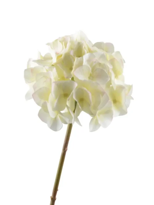 HORTÊNCIA, FLOR ARTIFICIAL BRANCA