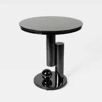 MESA DE APOIO ESFERA EM PRATEADO