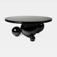 MESA DE CENTRO ÁTOMOS EM PRATEADO