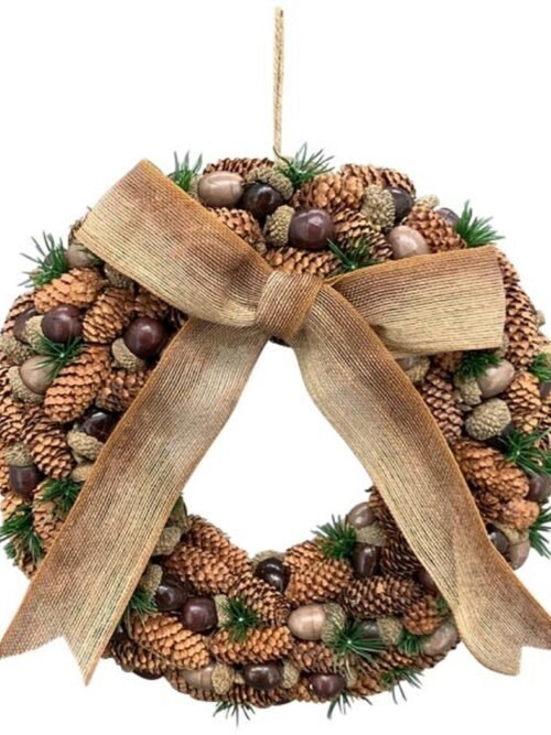 Coroa bolotas Ø 35 cm.