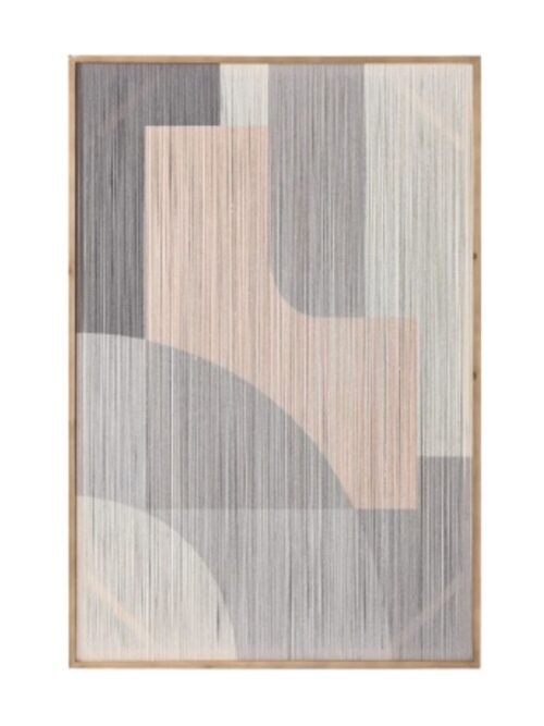 LINES, QUADRO DECORATIVO LINHAS SALMÃO