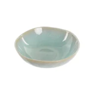 MILOS, TAÇA CERÂMICA ESMALTADA VERDE 18,5CM