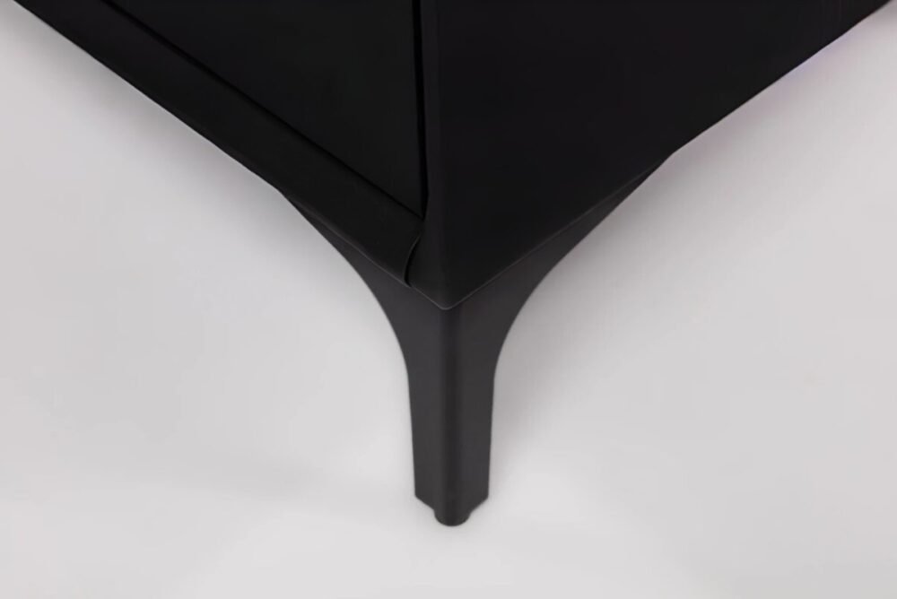 Mesa de Cabeceira Time to Sleep Eco Pele Preta - Imagen 4