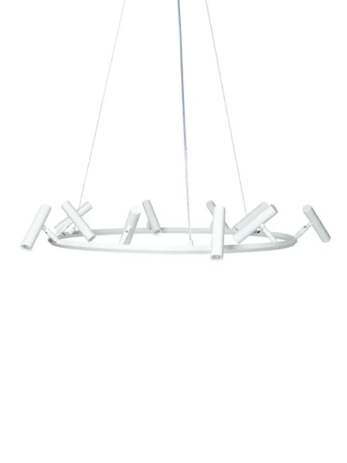 ROUND CAST, CANDEEIRO DE TECTO REDONDO BRANCO