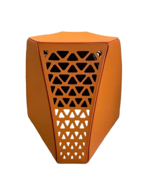 BANCO COM CORTE A LASER LARANJA