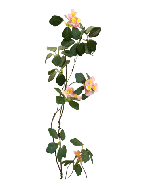 RAMO COM TREVOS ROSA
