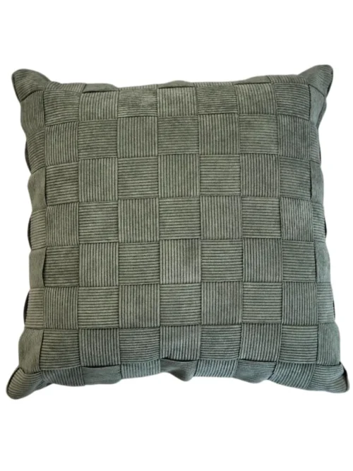 VELVET, ALMOFADA DECORATIVA VERDE