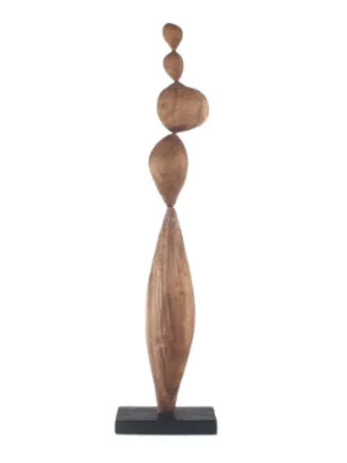 NYRA, PEÇA DECORATIVA CASTANHA