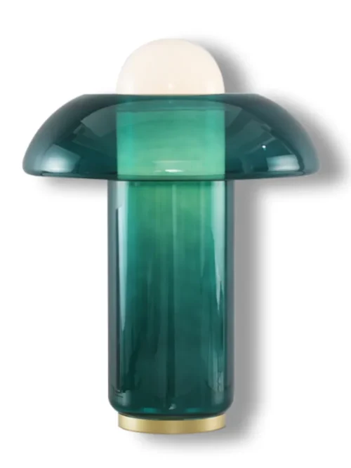 RISE, CANDEEIRO DE MESA EM VIDRO VERDE