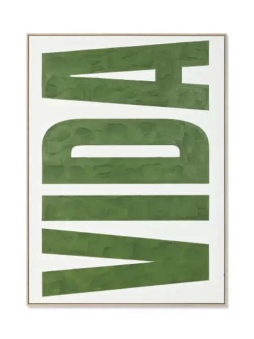 VIDA, QUADRO DECORATIVO PINTADO A MÃO