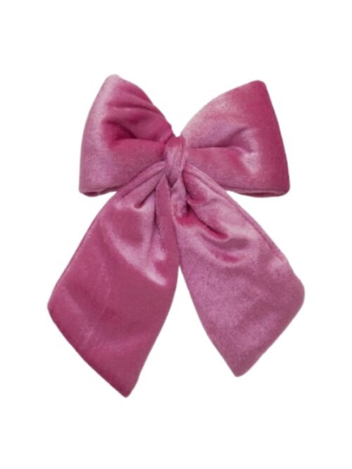 Laço decorativo de Natal Rosa 15cm