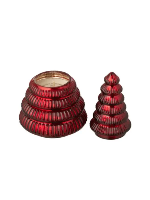 Vela Árvore de Natal Aromática Vermelha