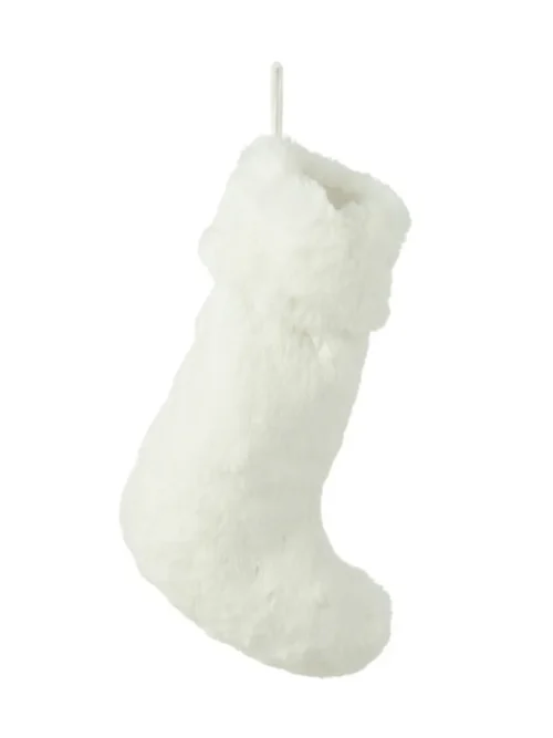 Meia de Natal Branca