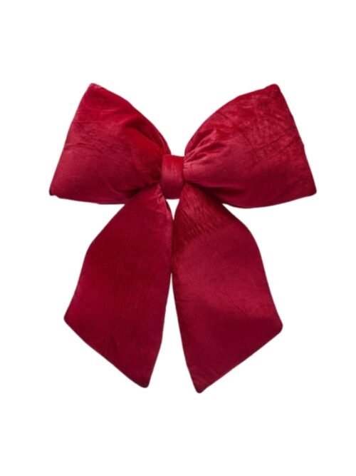 Laço decorativo de Natal Vermelho 60cm