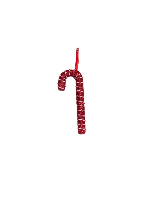 Candy Cane, Enfeite de natal  Vermelho 21cm