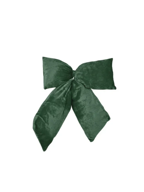 Laço decorativo de Natal Verde 32x40cm