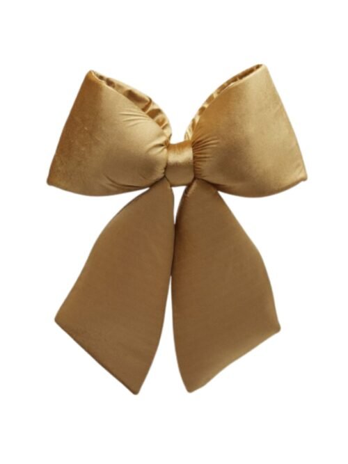 Laço decorativo de Natal Dourado 60cm