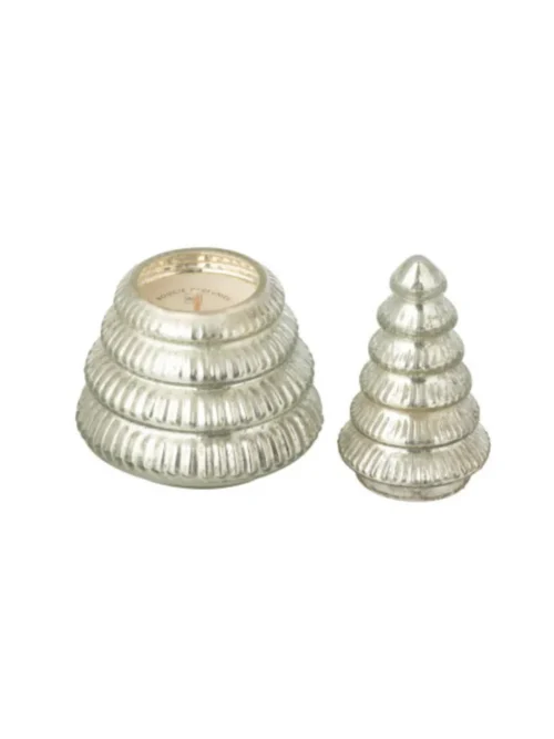 Vela Árvore de Natal Aromática Prateada
