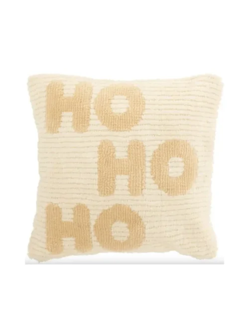 Almofada Ho Ho Ho Bege Claro