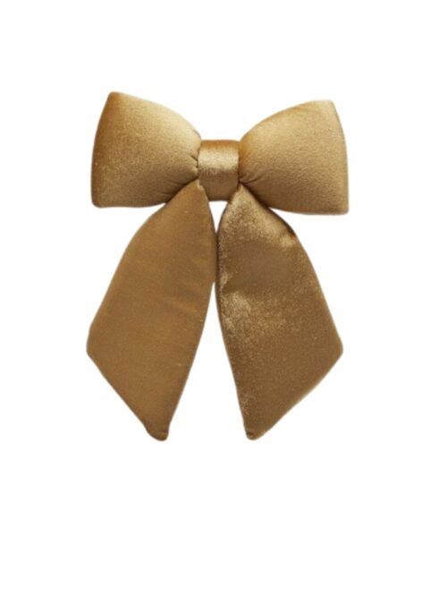 Laço decorativo de Natal Dourado 21cm