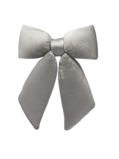 Laço decorativo de Natal Prata 21cm