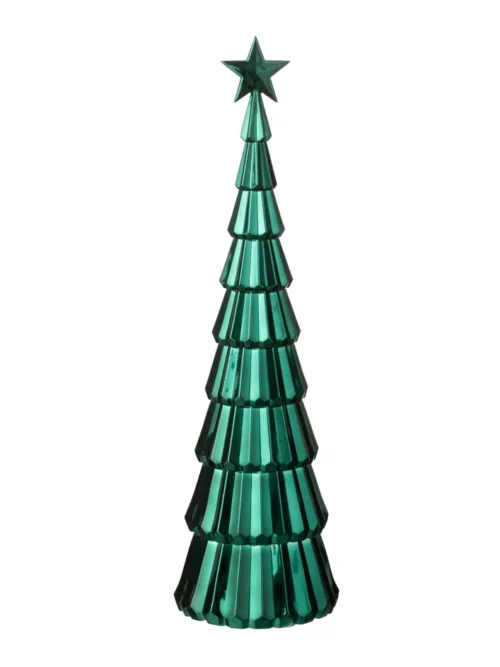 Árvore de natal Decorativa Espelhada Verde 38cm