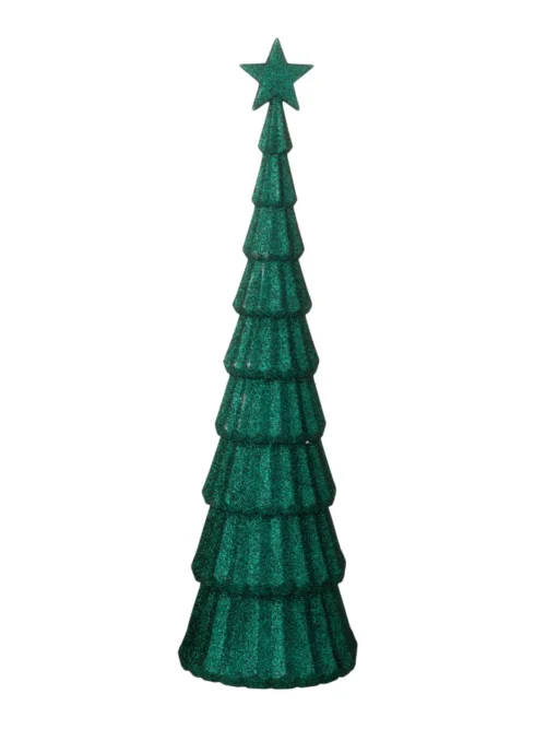 Árvore de natal Decorativa Glitter Verde 38cm