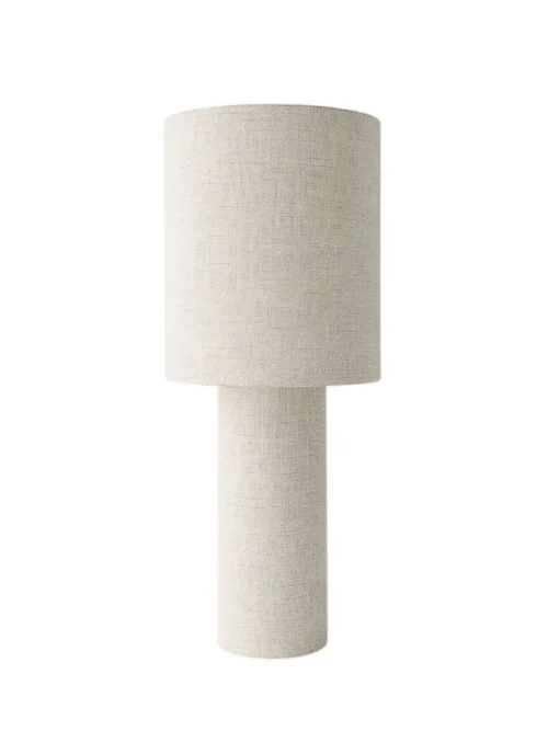 Duna, Candeeiro de mesa cilíndrico em linho
