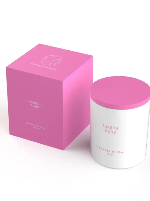 Vela Perfumada Amber Rose Mother´s Day 230 gr Cereria Mollá 1899