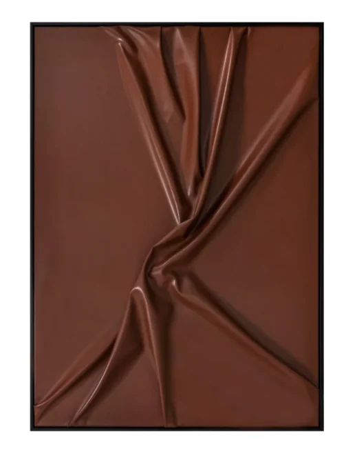 DRAPE BORDEAUX, QUADRO DECORATIVO 3D 103X4X143