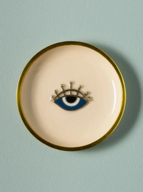 Funkie, Tabuleiro Decorativo Esmalte Bege