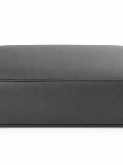 Pouf em Pele Antracite