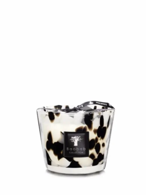 Vela Perfumada Pearls Black 10cm Baobab Collection