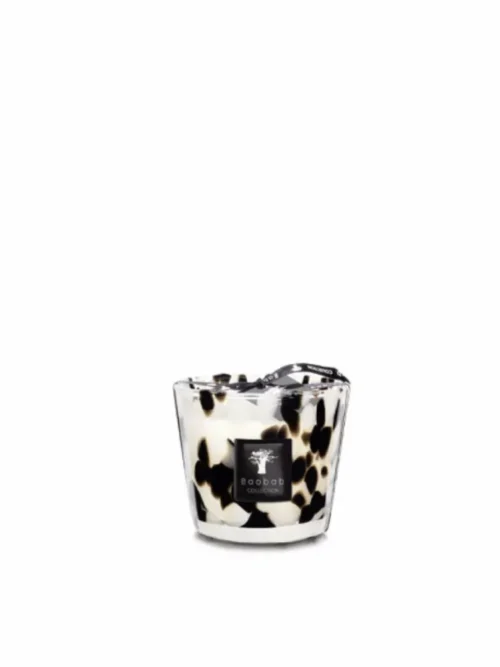 Vela Perfumada Pearls Black 08cm Baobab Collection
