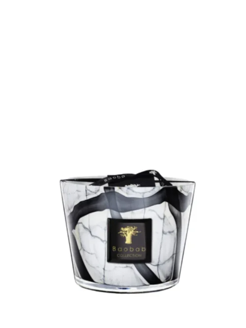 Vela Perfumada Stones Marble 10cm Baobab Collection