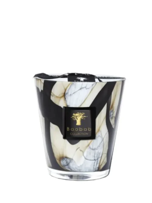 Vela Perfumada Stones Marble 16cm Baobab Collection