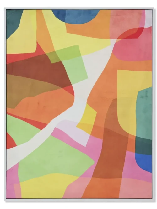 ANCIEL II,  QUADRO DECORATIVO MULTICOLORIDO 63X3X83