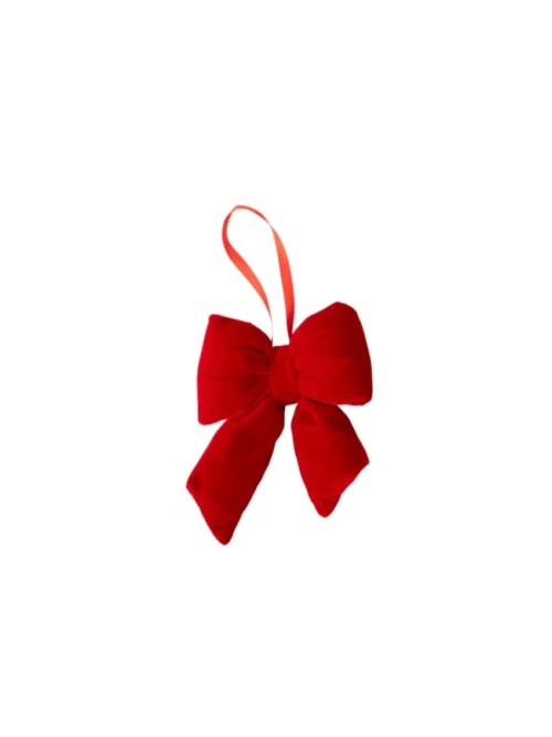 Laço decorativo de Natal vermelho 16CM
