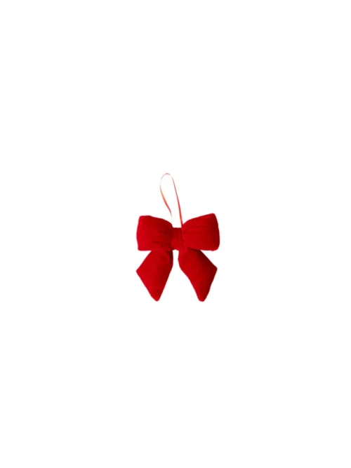 Laço decorativo de Natal vermelho 11CM