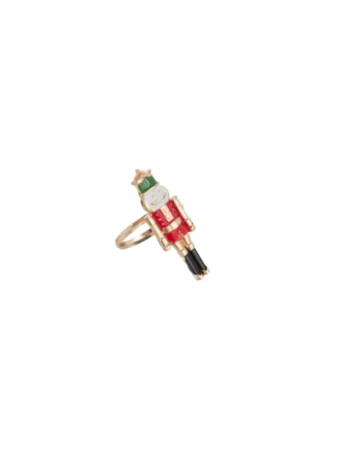 Claus, Conjunto de 4 Porta Guardanapos Nutcracker