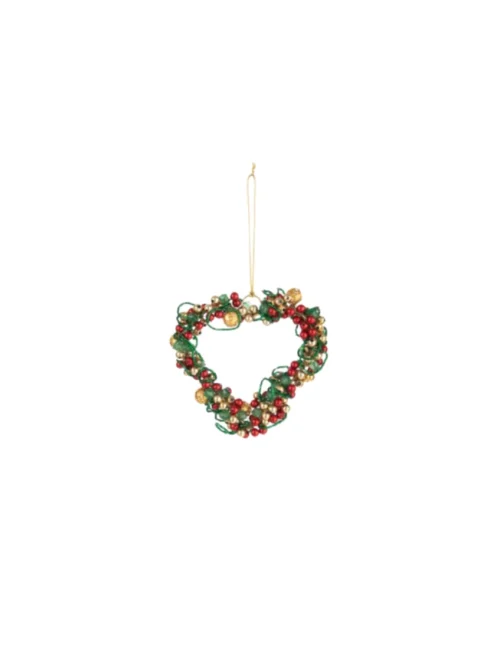 Heart Multicolour, Enfeite De Natal Coração