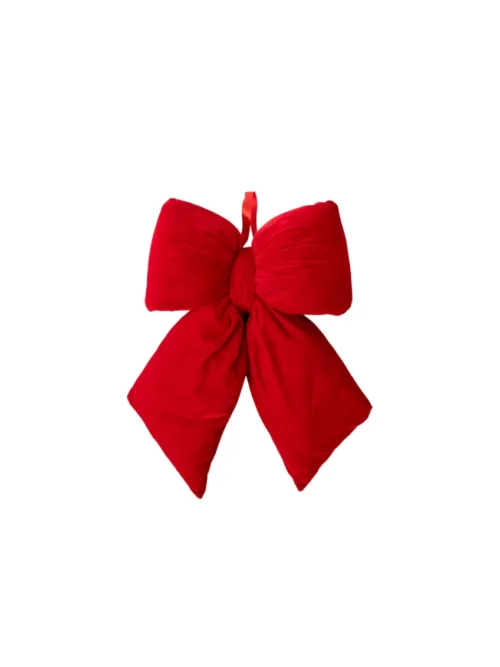 Laço decorativo de Natal vermelho 40CM