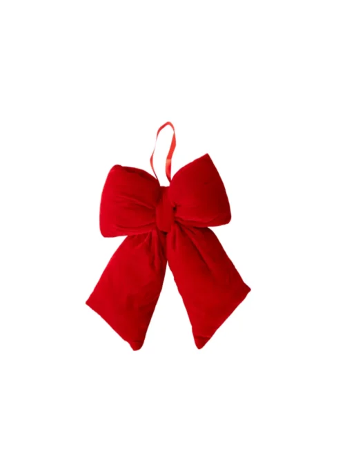 Laço decorativo de Natal vermelho 22CM