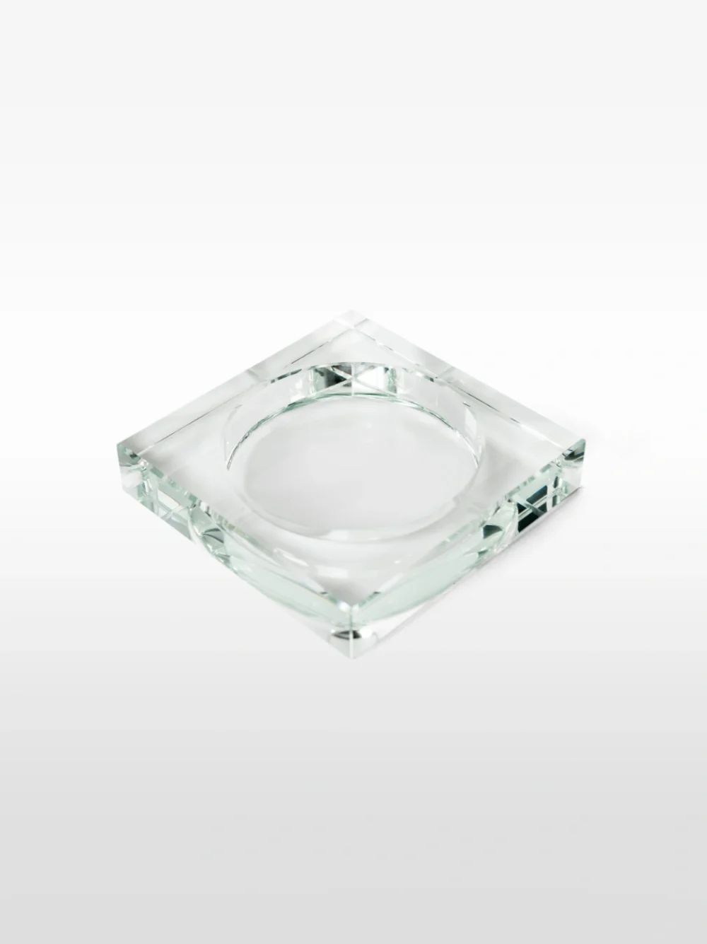 SQUARE PETITE CLEAR, CINZEIRO DE CRISTAL